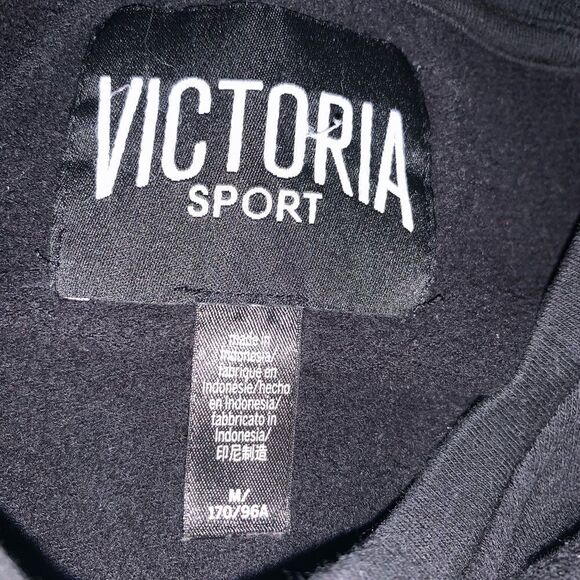 Victoria Secret Sport black sweatshirt size M - Picture 3 of 3